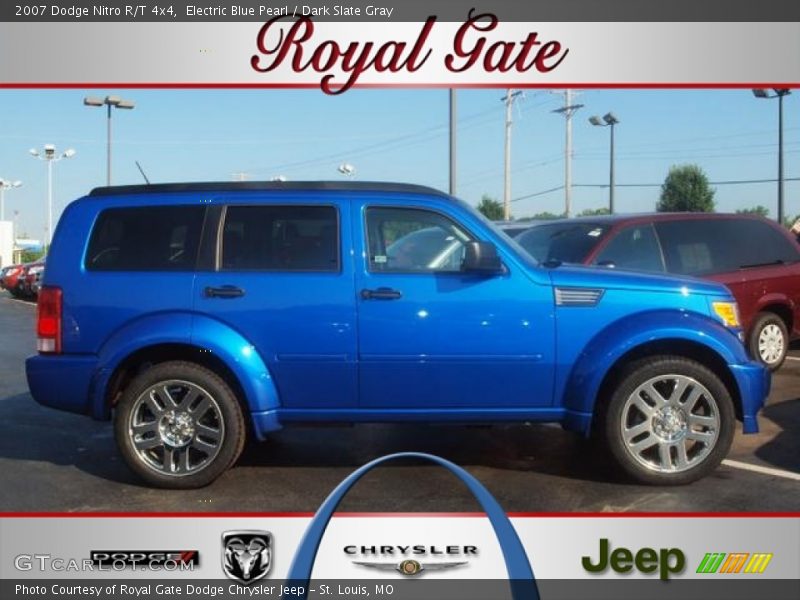 Electric Blue Pearl / Dark Slate Gray 2007 Dodge Nitro R/T 4x4