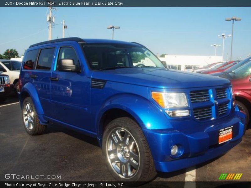 Electric Blue Pearl / Dark Slate Gray 2007 Dodge Nitro R/T 4x4