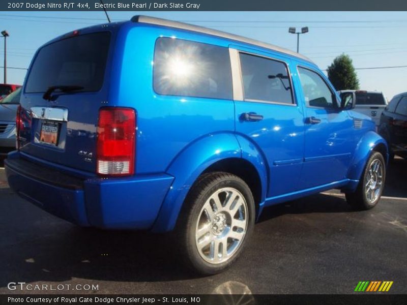 Electric Blue Pearl / Dark Slate Gray 2007 Dodge Nitro R/T 4x4