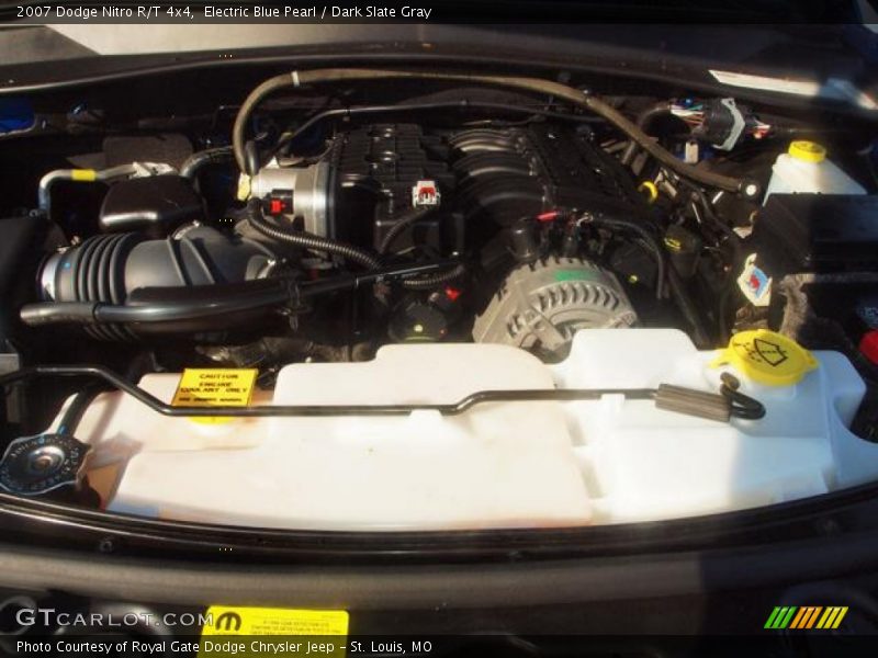 Electric Blue Pearl / Dark Slate Gray 2007 Dodge Nitro R/T 4x4