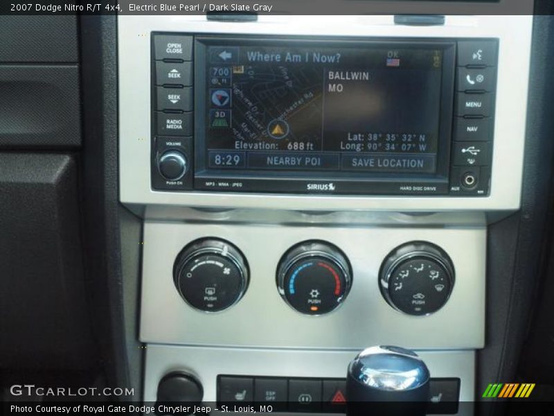 Electric Blue Pearl / Dark Slate Gray 2007 Dodge Nitro R/T 4x4