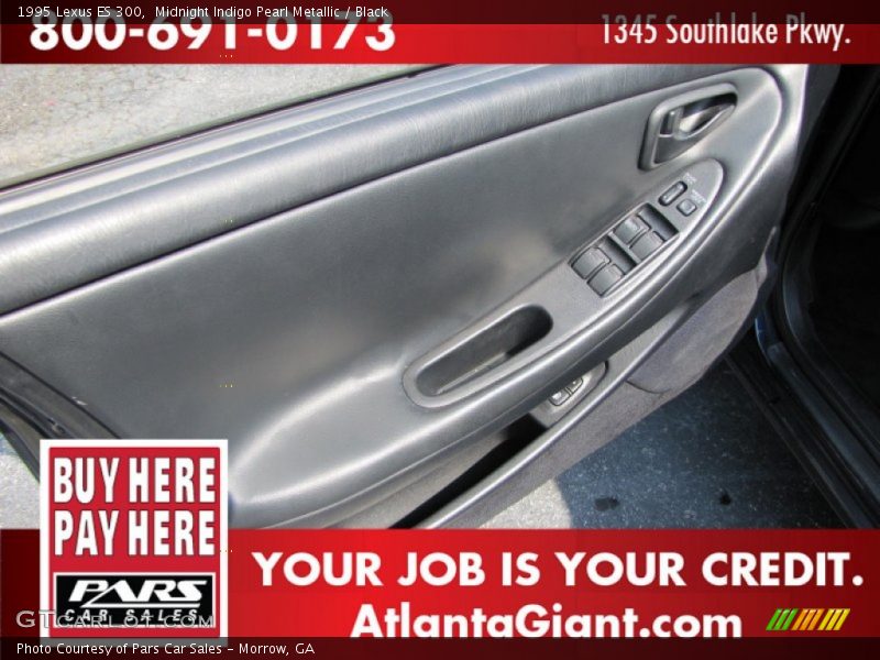 Midnight Indigo Pearl Metallic / Black 1995 Lexus ES 300
