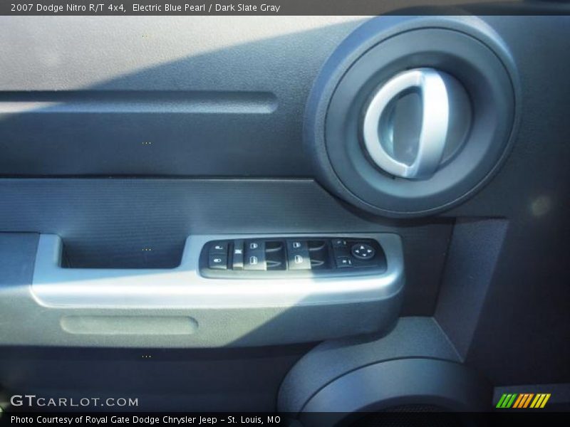 Electric Blue Pearl / Dark Slate Gray 2007 Dodge Nitro R/T 4x4