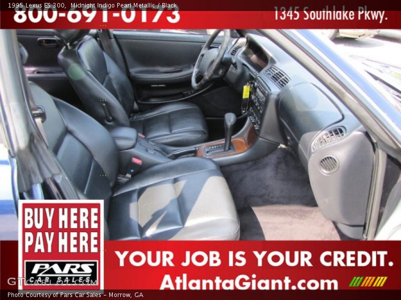 Midnight Indigo Pearl Metallic / Black 1995 Lexus ES 300