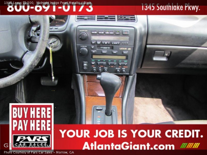 Midnight Indigo Pearl Metallic / Black 1995 Lexus ES 300