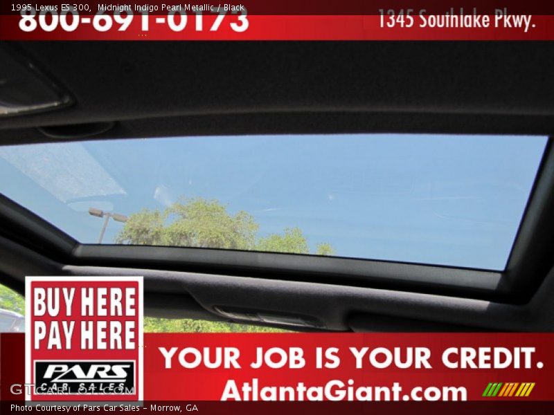 Midnight Indigo Pearl Metallic / Black 1995 Lexus ES 300