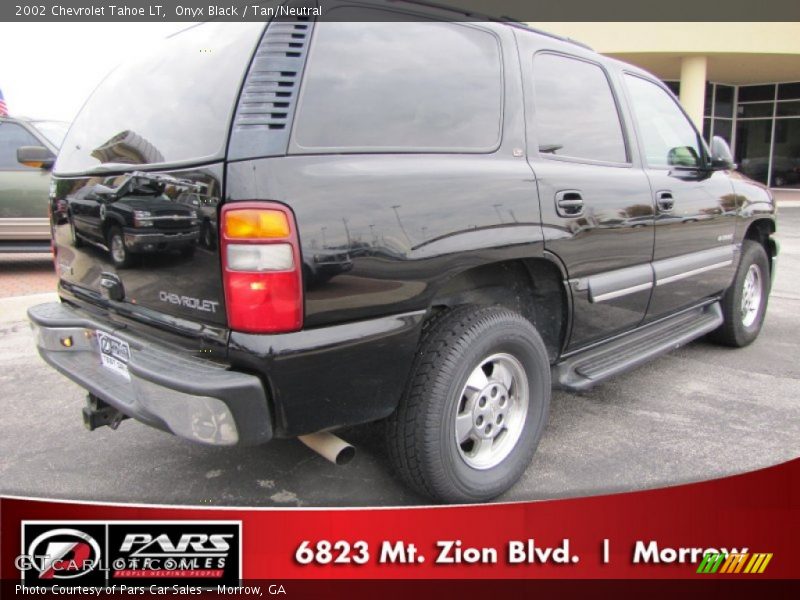 Onyx Black / Tan/Neutral 2002 Chevrolet Tahoe LT
