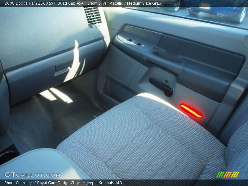 Bright Silver Metallic / Medium Slate Gray 2008 Dodge Ram 2500 SXT Quad Cab 4x4