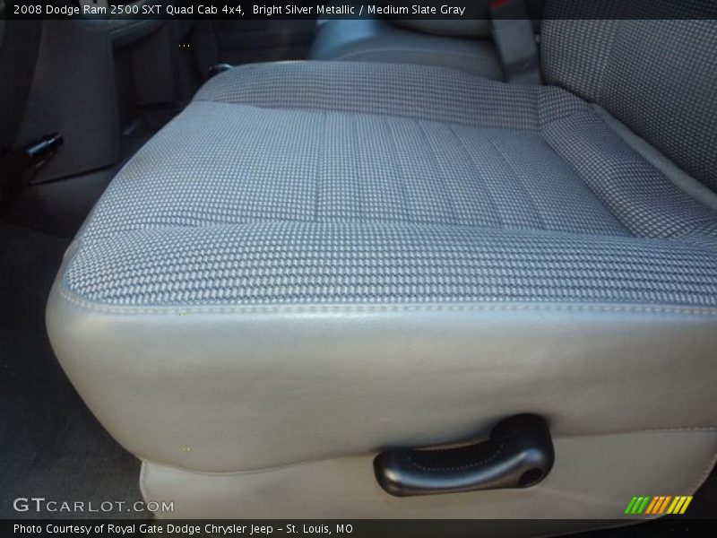 Bright Silver Metallic / Medium Slate Gray 2008 Dodge Ram 2500 SXT Quad Cab 4x4