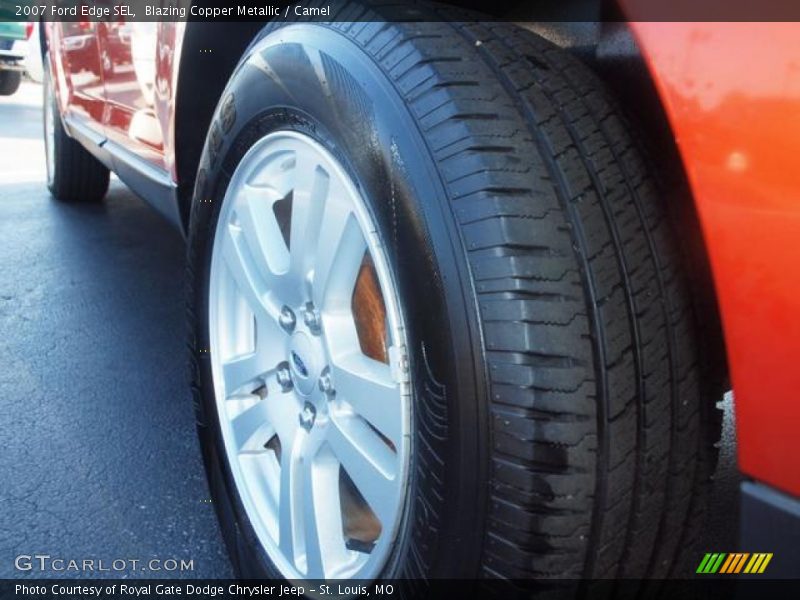 Blazing Copper Metallic / Camel 2007 Ford Edge SEL