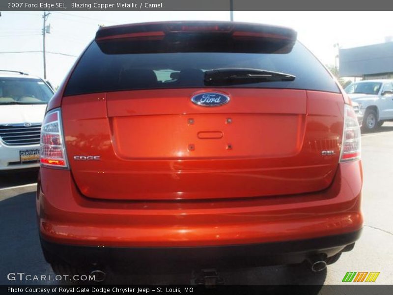Blazing Copper Metallic / Camel 2007 Ford Edge SEL