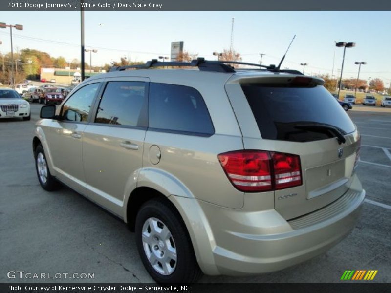 White Gold / Dark Slate Gray 2010 Dodge Journey SE