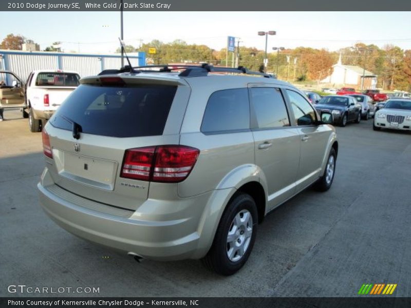 White Gold / Dark Slate Gray 2010 Dodge Journey SE