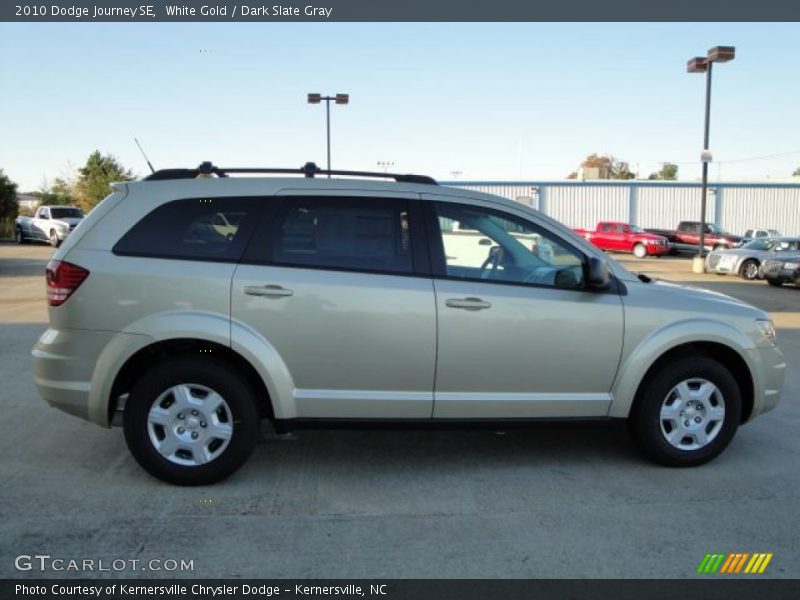 White Gold / Dark Slate Gray 2010 Dodge Journey SE