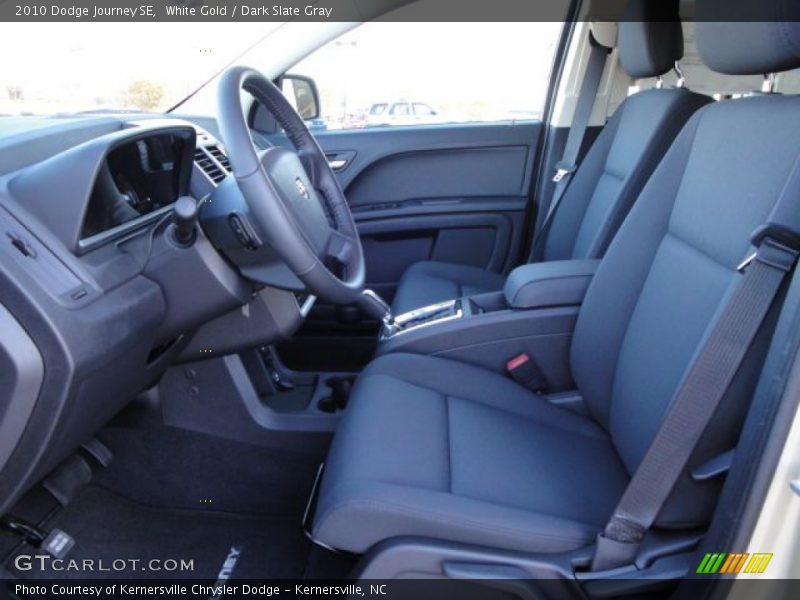 White Gold / Dark Slate Gray 2010 Dodge Journey SE