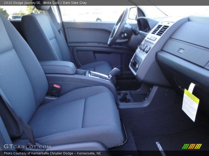 White Gold / Dark Slate Gray 2010 Dodge Journey SE