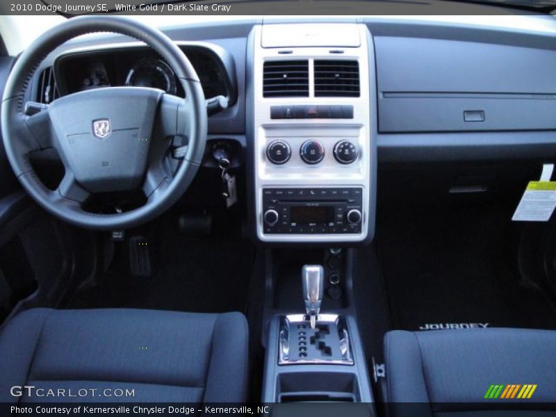 White Gold / Dark Slate Gray 2010 Dodge Journey SE