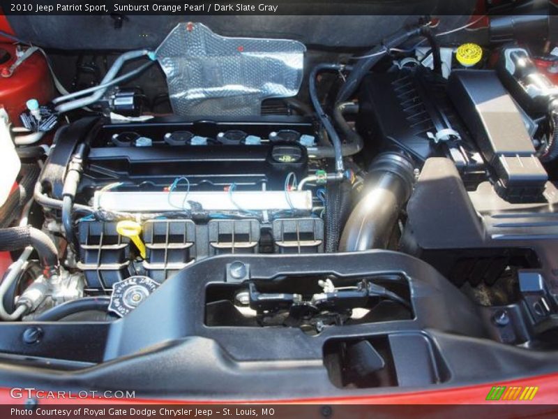 Sunburst Orange Pearl / Dark Slate Gray 2010 Jeep Patriot Sport