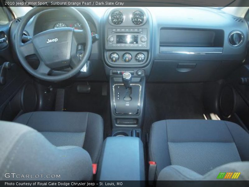 Sunburst Orange Pearl / Dark Slate Gray 2010 Jeep Patriot Sport