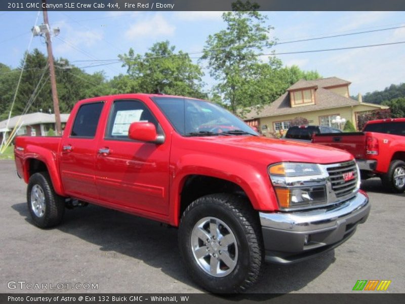 Fire Red / Ebony 2011 GMC Canyon SLE Crew Cab 4x4