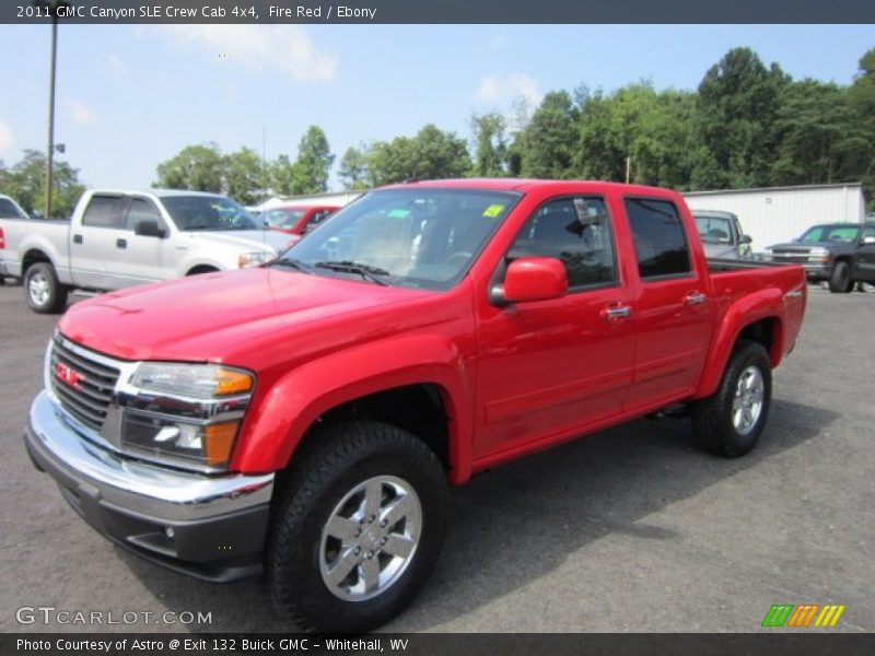 Fire Red / Ebony 2011 GMC Canyon SLE Crew Cab 4x4