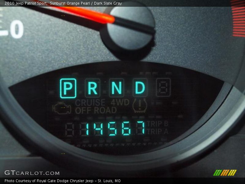 Sunburst Orange Pearl / Dark Slate Gray 2010 Jeep Patriot Sport