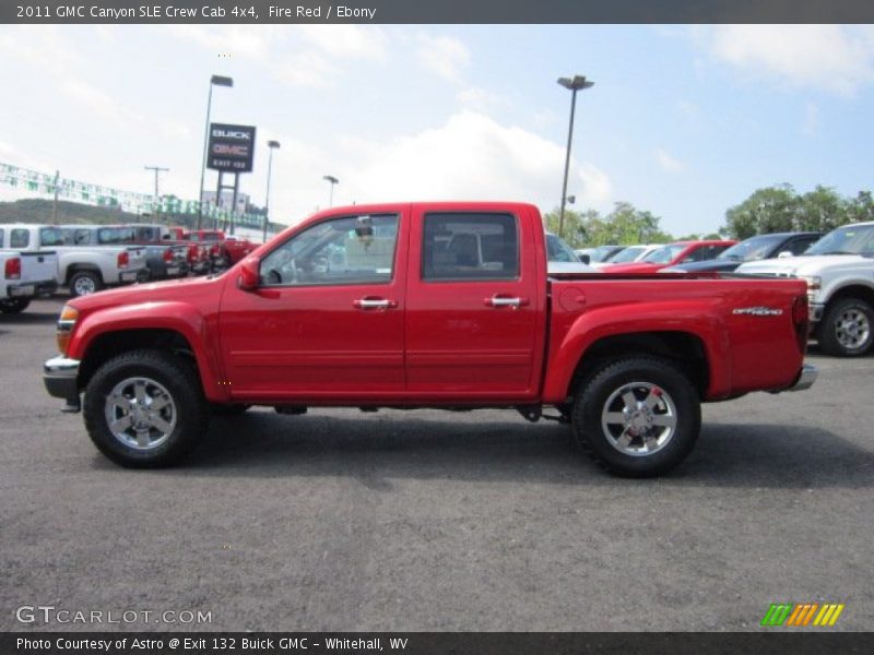 Fire Red / Ebony 2011 GMC Canyon SLE Crew Cab 4x4