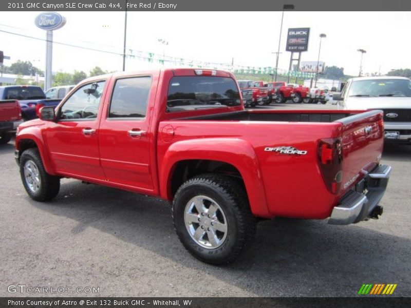 Fire Red / Ebony 2011 GMC Canyon SLE Crew Cab 4x4