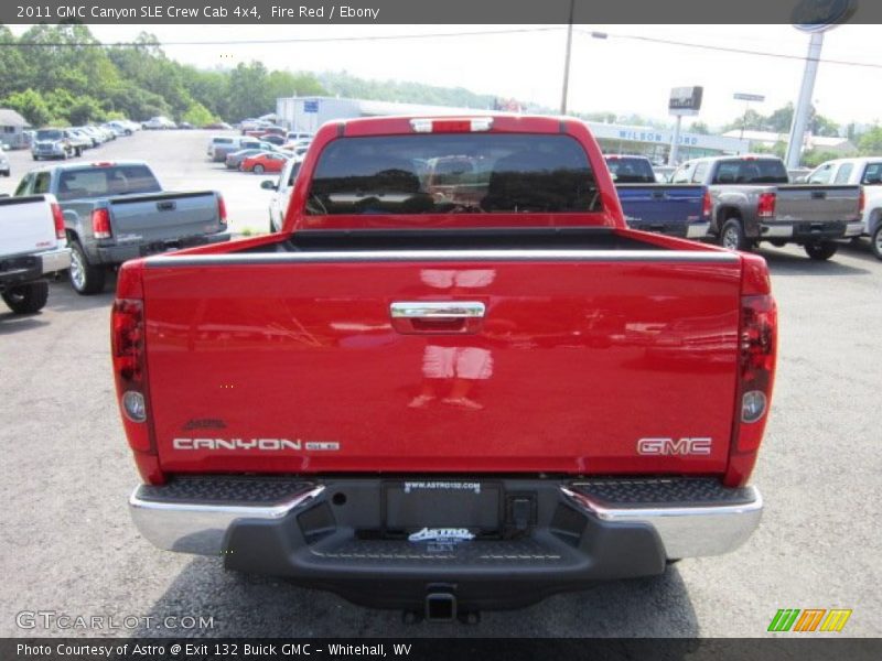 Fire Red / Ebony 2011 GMC Canyon SLE Crew Cab 4x4