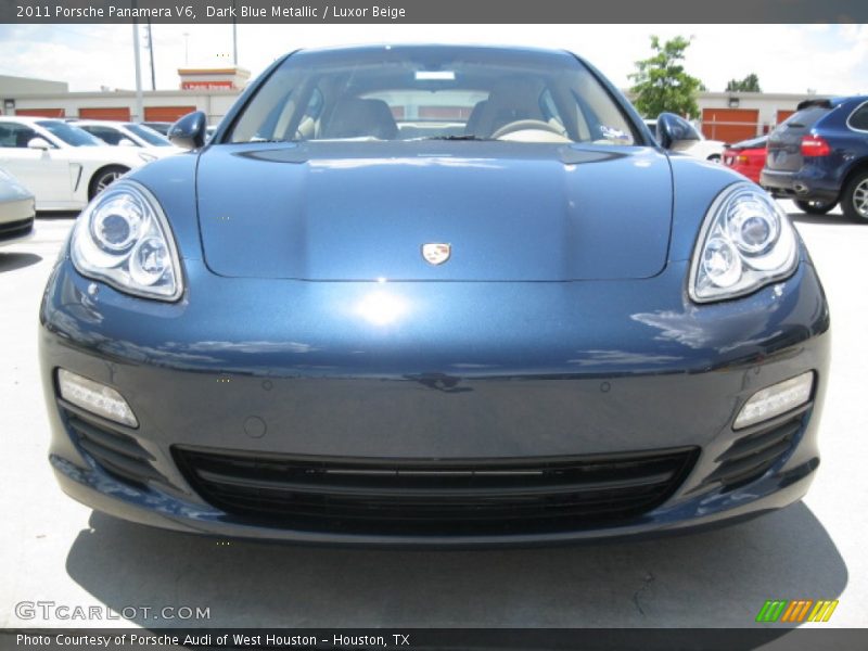 Dark Blue Metallic / Luxor Beige 2011 Porsche Panamera V6