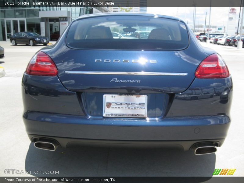 Dark Blue Metallic / Luxor Beige 2011 Porsche Panamera V6
