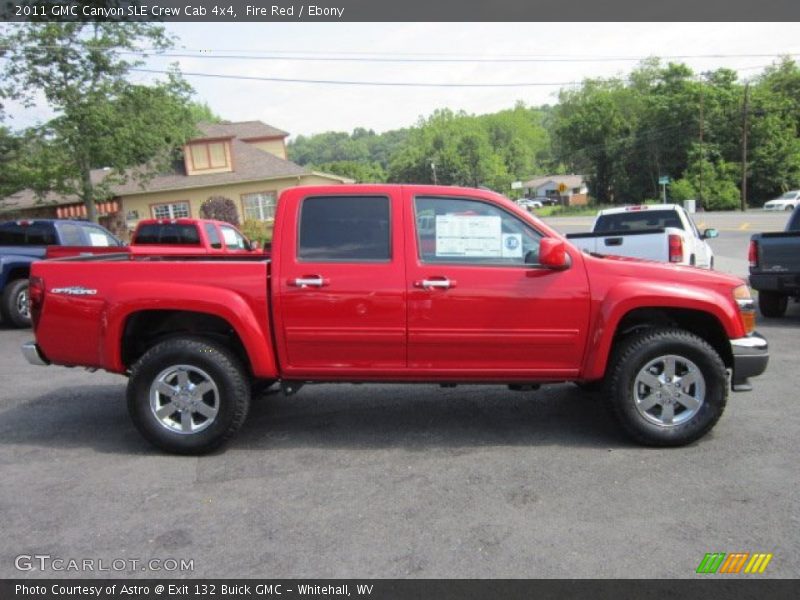 Fire Red / Ebony 2011 GMC Canyon SLE Crew Cab 4x4
