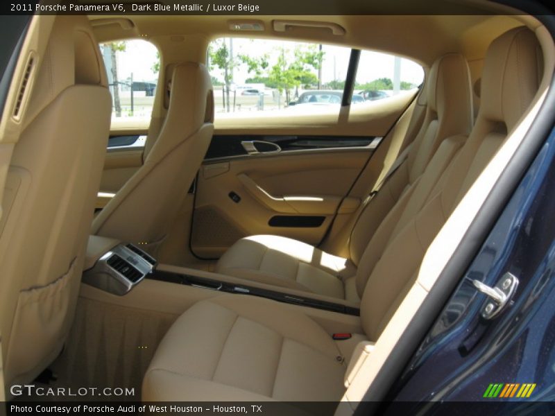 Dark Blue Metallic / Luxor Beige 2011 Porsche Panamera V6