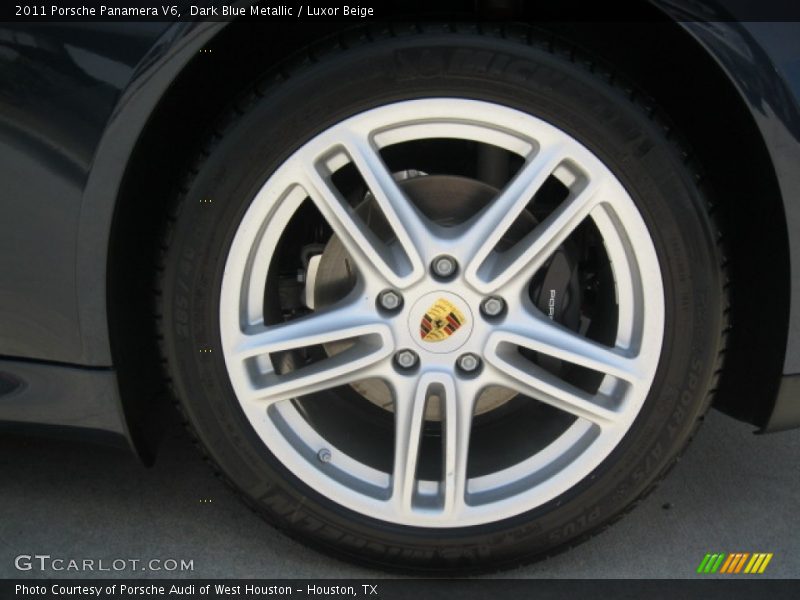 Dark Blue Metallic / Luxor Beige 2011 Porsche Panamera V6