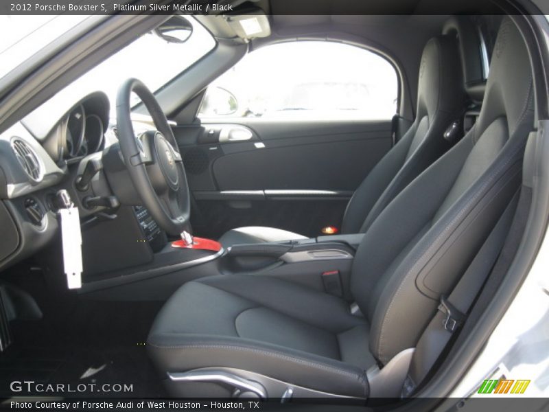  2012 Boxster S Black Interior