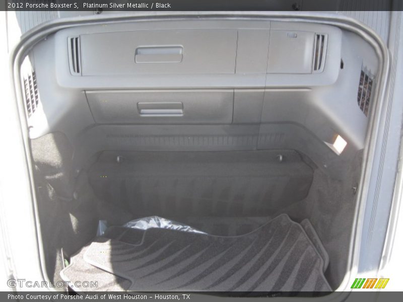 Platinum Silver Metallic / Black 2012 Porsche Boxster S