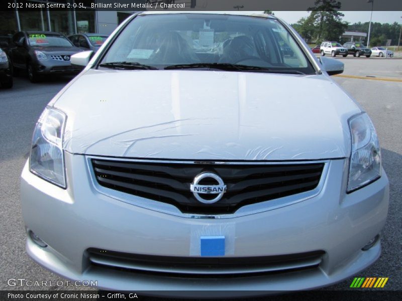 Brilliant Silver Metallic / Charcoal 2012 Nissan Sentra 2.0 SL