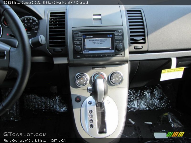 Brilliant Silver Metallic / Charcoal 2012 Nissan Sentra 2.0 SL