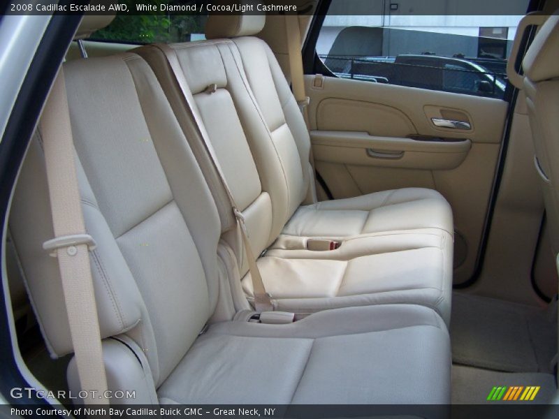 White Diamond / Cocoa/Light Cashmere 2008 Cadillac Escalade AWD