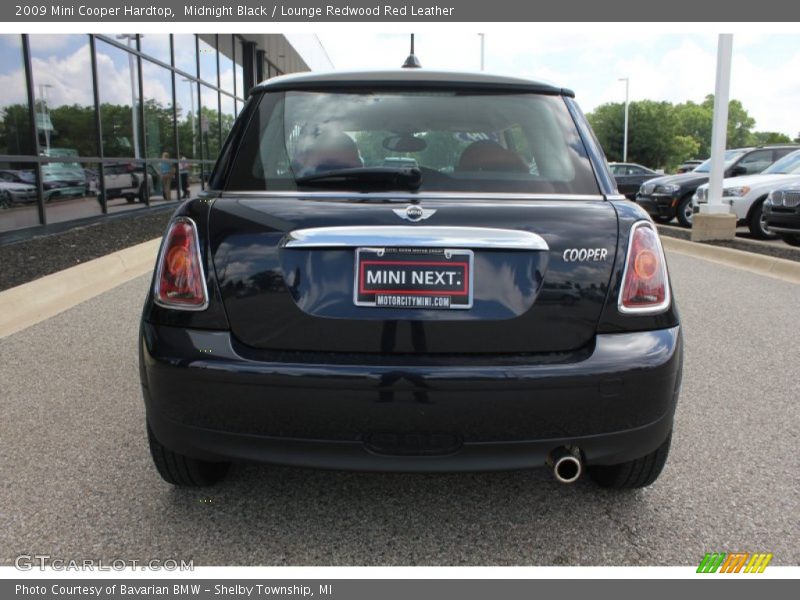 Midnight Black / Lounge Redwood Red Leather 2009 Mini Cooper Hardtop