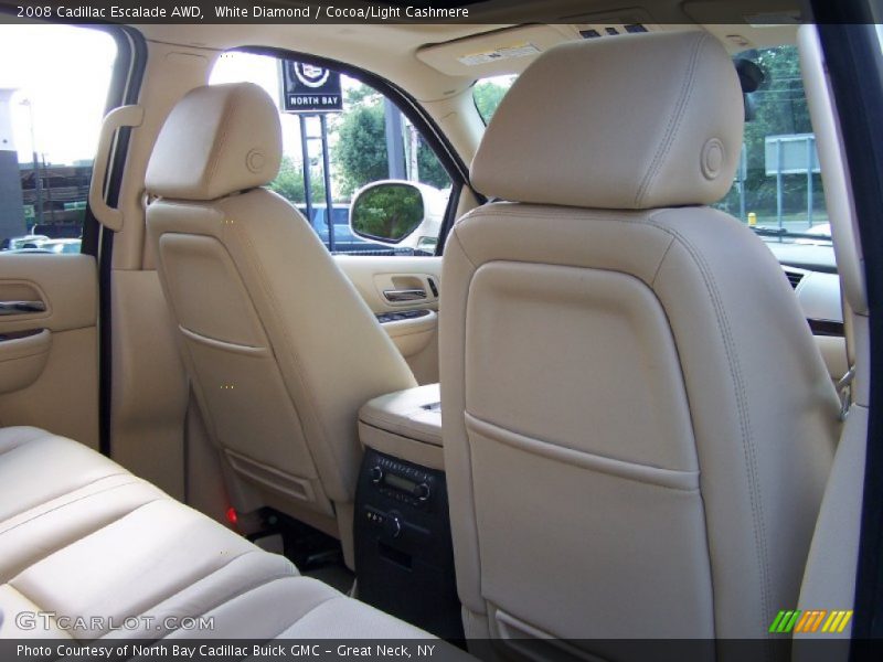 White Diamond / Cocoa/Light Cashmere 2008 Cadillac Escalade AWD