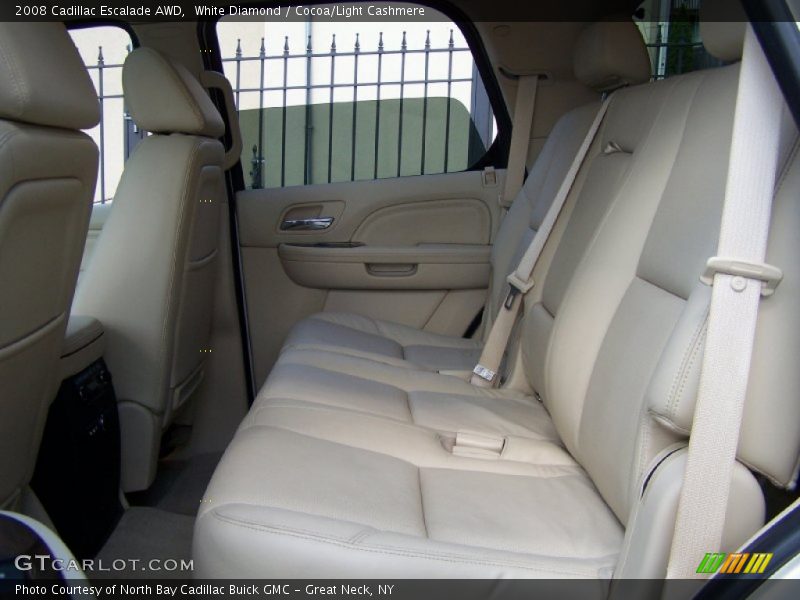 White Diamond / Cocoa/Light Cashmere 2008 Cadillac Escalade AWD