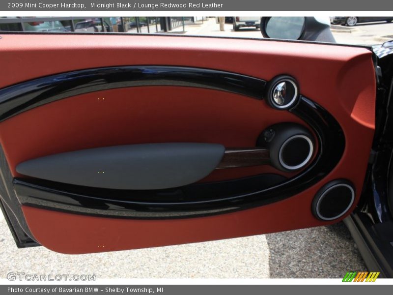 Midnight Black / Lounge Redwood Red Leather 2009 Mini Cooper Hardtop