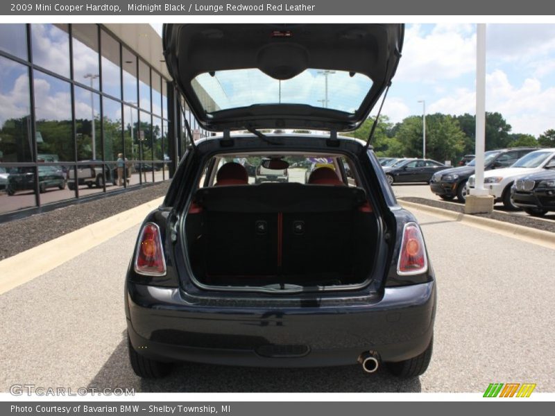 Midnight Black / Lounge Redwood Red Leather 2009 Mini Cooper Hardtop