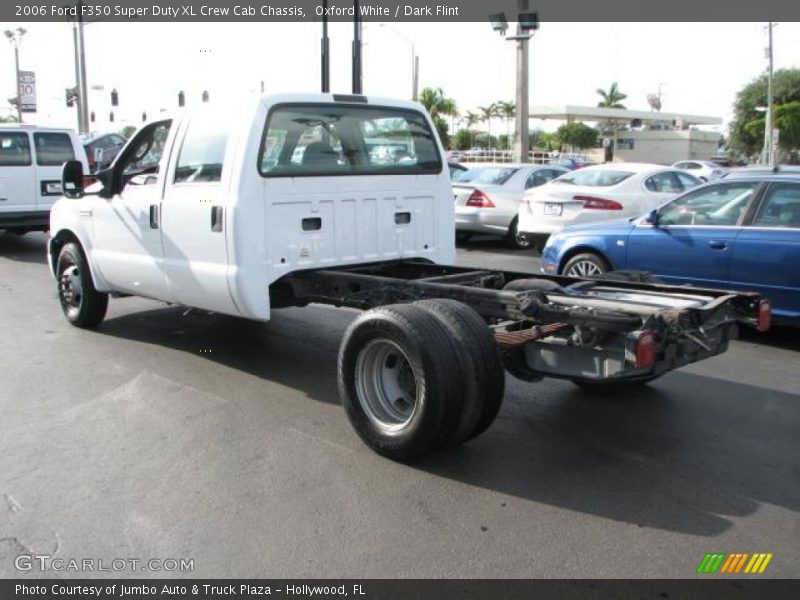 Oxford White / Dark Flint 2006 Ford F350 Super Duty XL Crew Cab Chassis