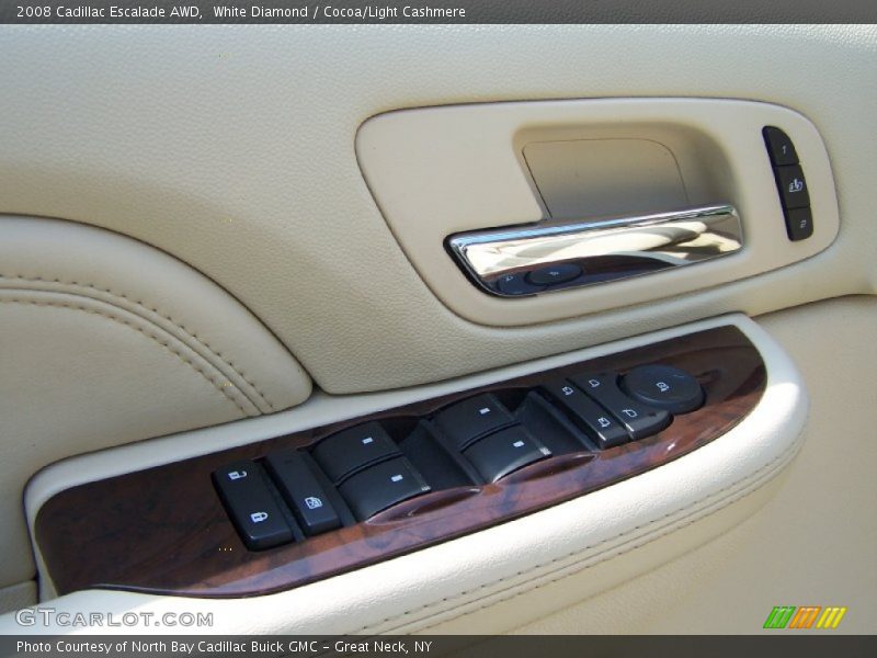 White Diamond / Cocoa/Light Cashmere 2008 Cadillac Escalade AWD