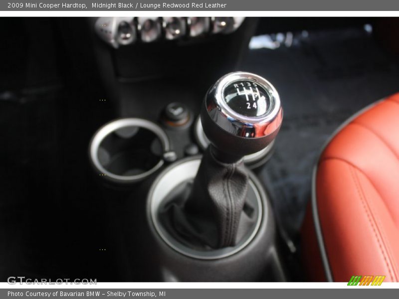 Midnight Black / Lounge Redwood Red Leather 2009 Mini Cooper Hardtop