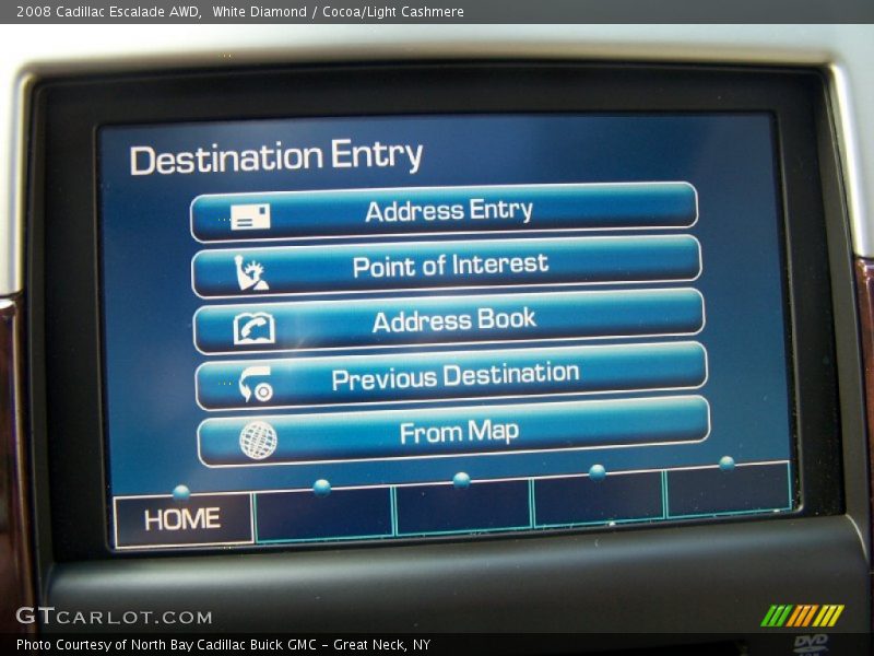 White Diamond / Cocoa/Light Cashmere 2008 Cadillac Escalade AWD