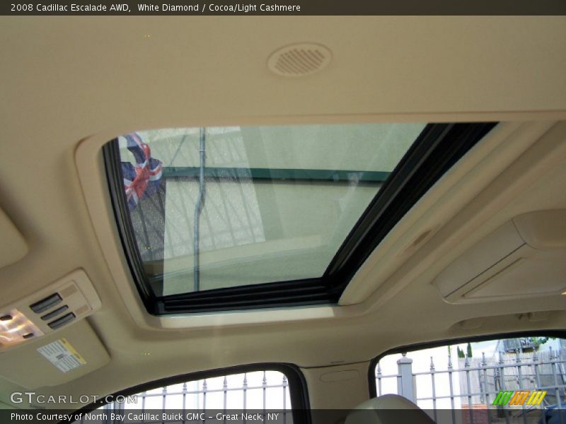 White Diamond / Cocoa/Light Cashmere 2008 Cadillac Escalade AWD