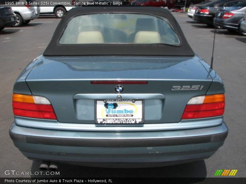 Samoa Blue Metallic / Beige 1995 BMW 3 Series 325i Convertible